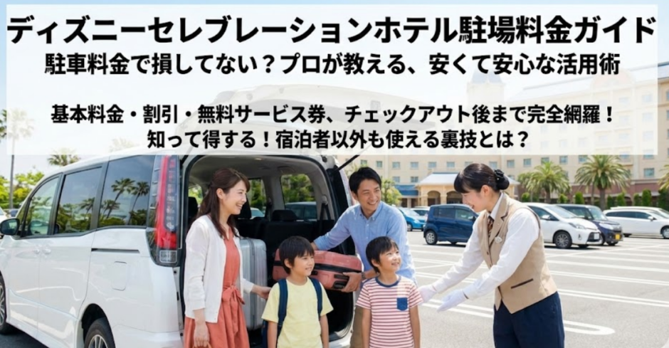 ディズニーセレブレーションホテルの駐車場の料金と便利な使い方完全ガイド