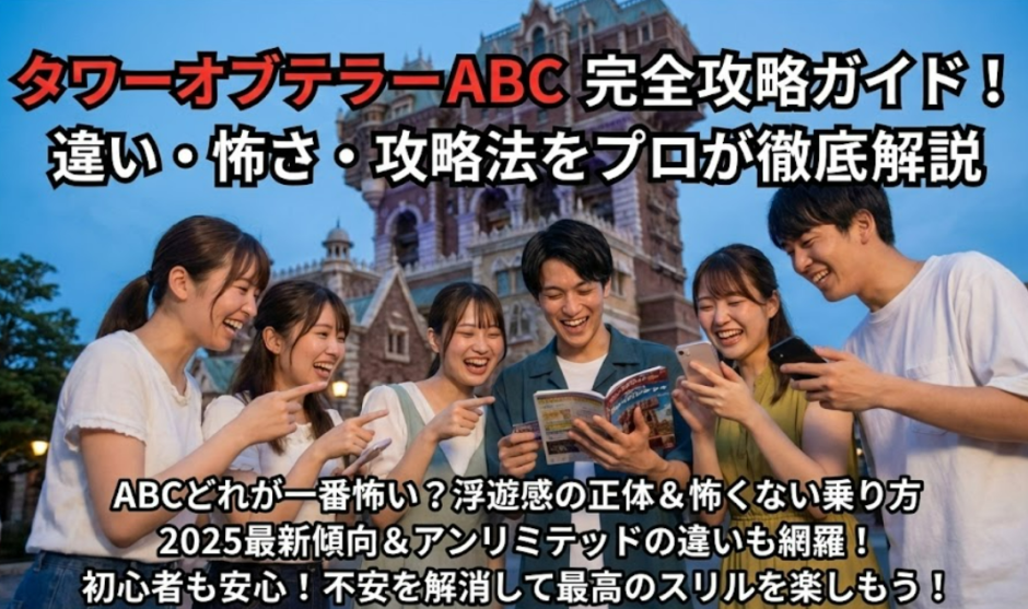 タワテラABCの怖さ完全攻略！ABCの違いと一番怖いのはどこかを徹底解説