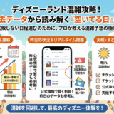 ディズニーランド入場者数日別の見方完全ガイド！混む日空く日がわかる