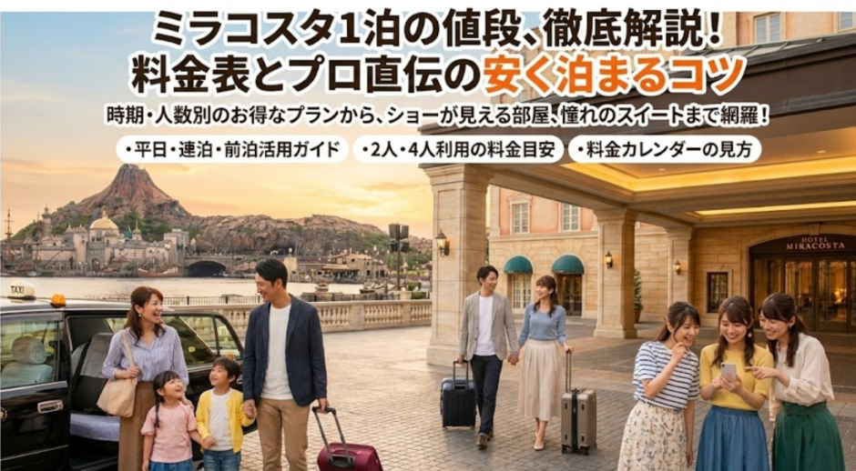ミラコスタ 1泊の値段の相場と安く泊まる裏技完全ガイド