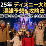 ディズニー大晦日の混雑を完全攻略！2025年の混雑予想と回避テクまとめ