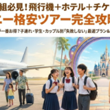 ディズニー格安ツアー飛行機プランを徹底比較！ 遠方組が一番トクする予約術