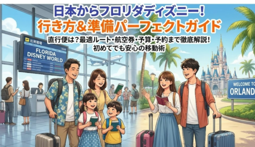 日本からフロリダディズニーまでの行き方完全ガイド｜最安ルートと空港アクセスを徹底解説