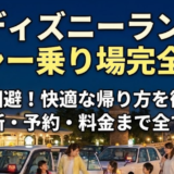【東京ディズニーランド】タクシー乗り場の完全ガイド｜混雑回避と便利な利用法