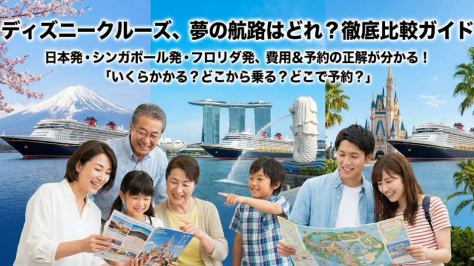 ディズニークルーズ（日本発・シンガポール等）費用＆予約ガイド【最安〜プレミアムまで完全解説】