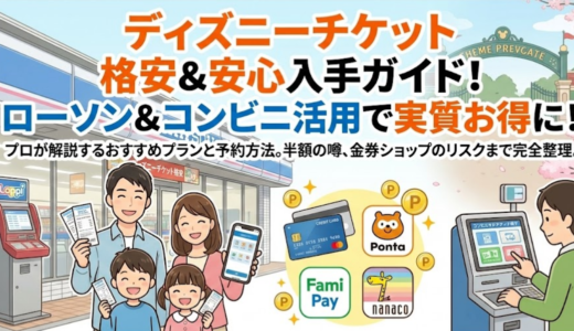 ディズニーランドチケットを格安で！ローソンで買う裏ワザとお得術まとめ