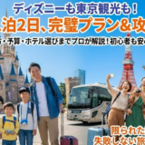 ディズニー&東京観光1泊2日プランのコツとおすすめルート