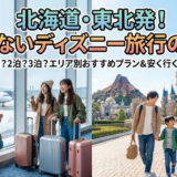 北海道・東北発｜東京ディズニーへの行き方・ツアー完全ガイド【飛行機・新幹線・パック比較】