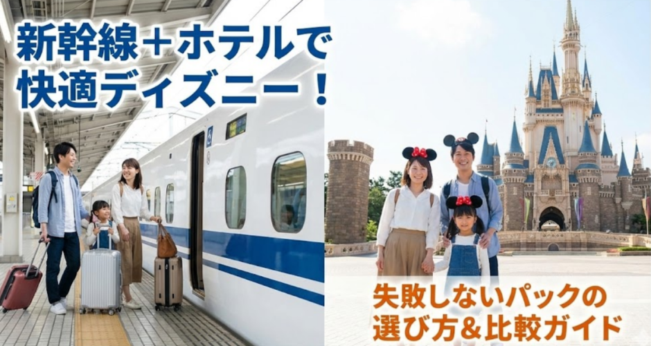 新幹線＋ホテル＆チケットで行く東京ディズニー完全ガイド【全国版】